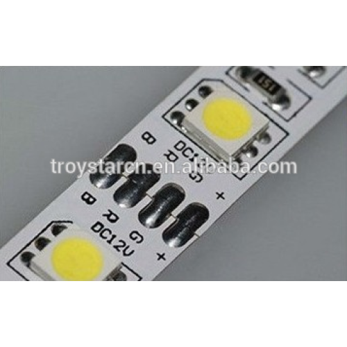 High lumen 5050 smd led strip 2700k -6500k with aluminum extrusion
